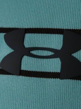 Under Armour Aqua Blue Striped The Playoff Polo (L) OMG! ⛳️